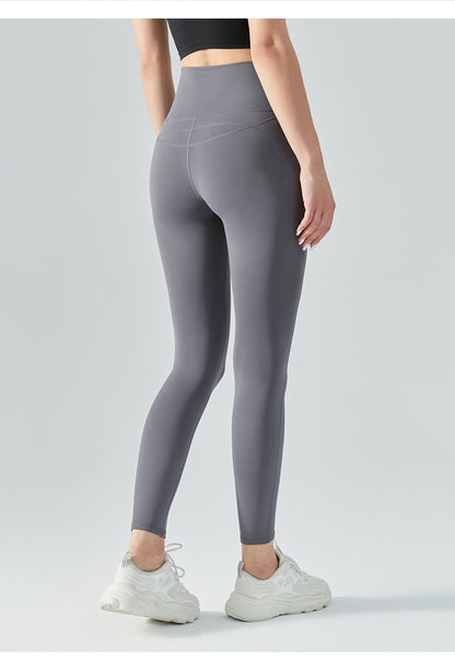 Autumn Winter Yoga Pants Fleece Lined Thick Fleece Fitness Pants No T Line Tight Sports Pants Women