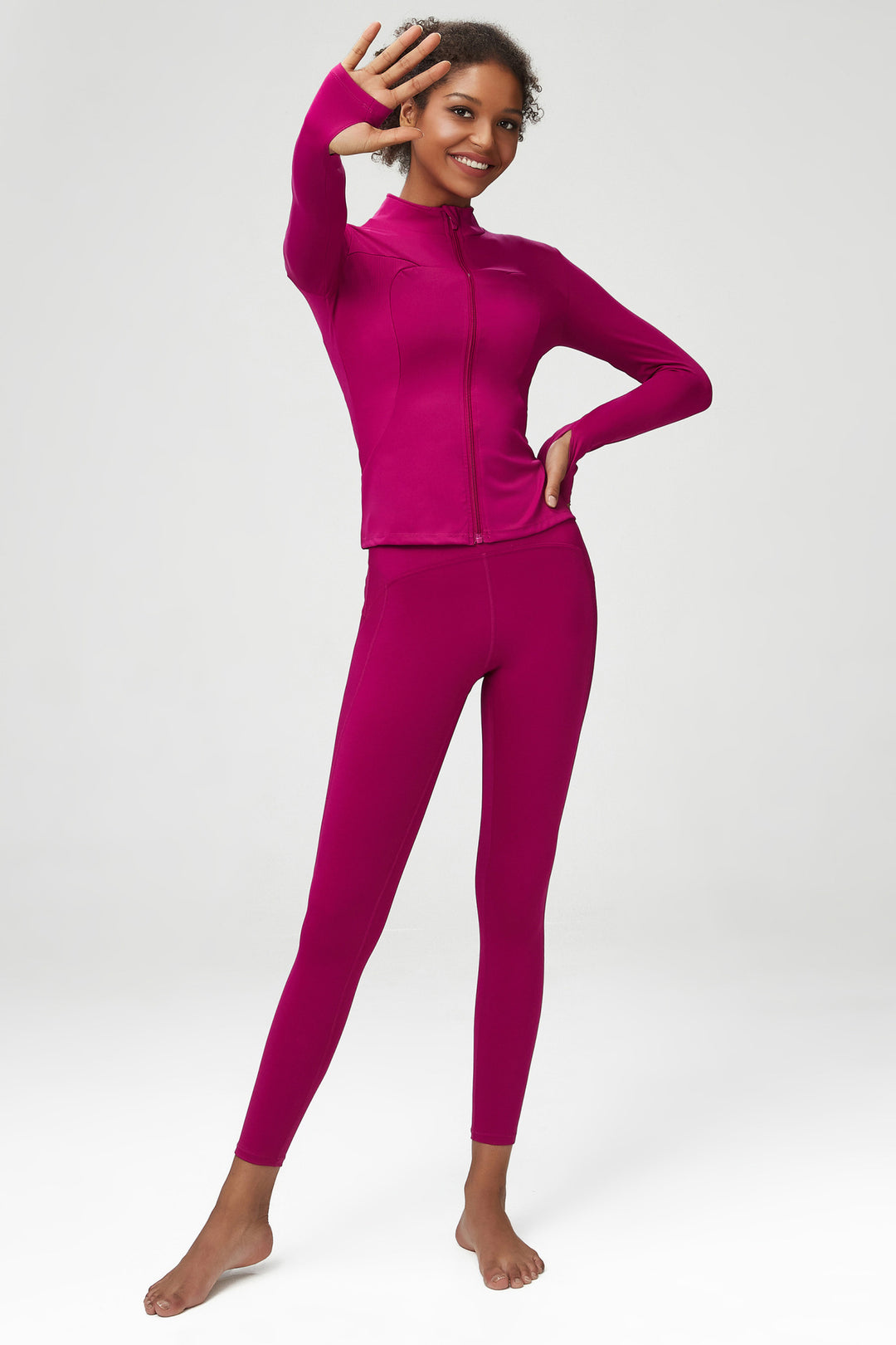 Yoga Suit Women Nude Yoga Suit Three Piece Sports Fitness