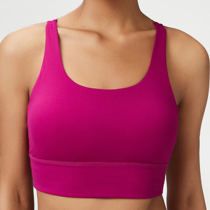 Seamless Liquid Glue Shoulder Strap Sports Underwear Women Sports Bra Women Yoga Vest