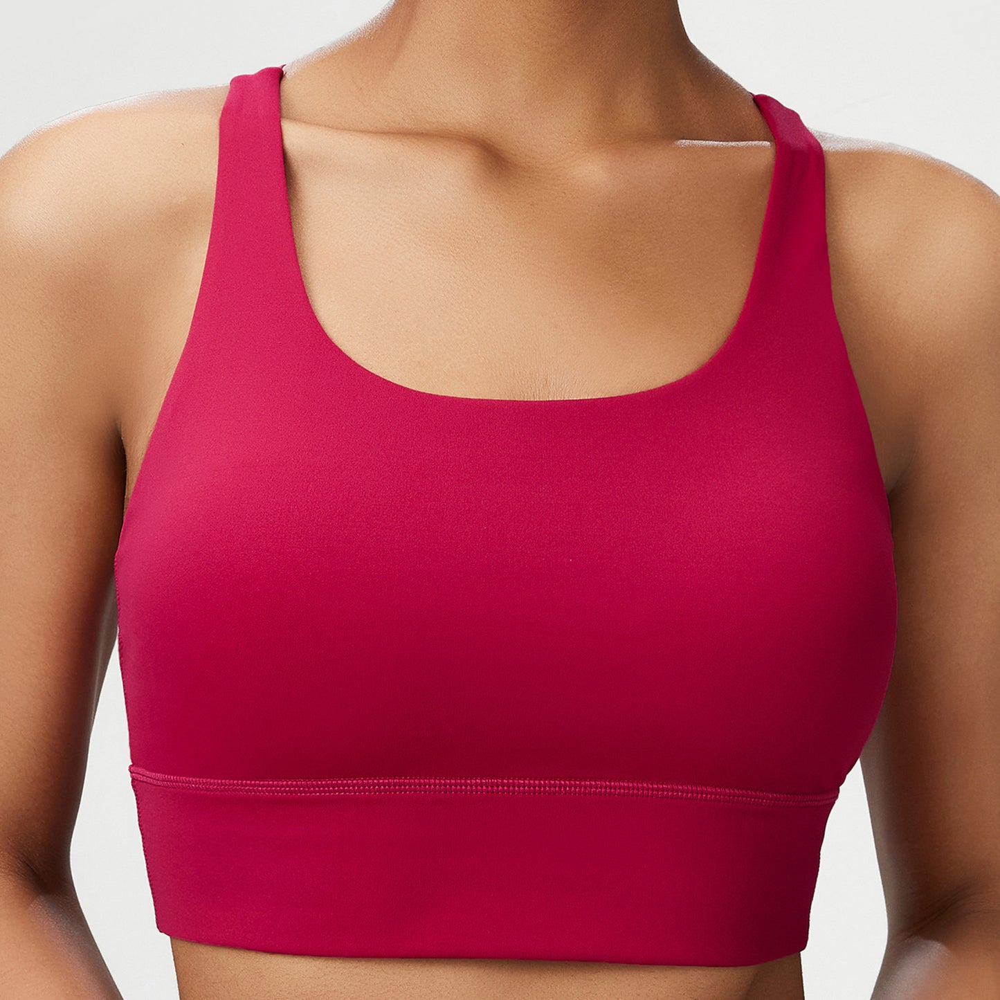 Seamless Liquid Glue Shoulder Strap Sports Underwear Women Sports Bra Women Yoga Vest