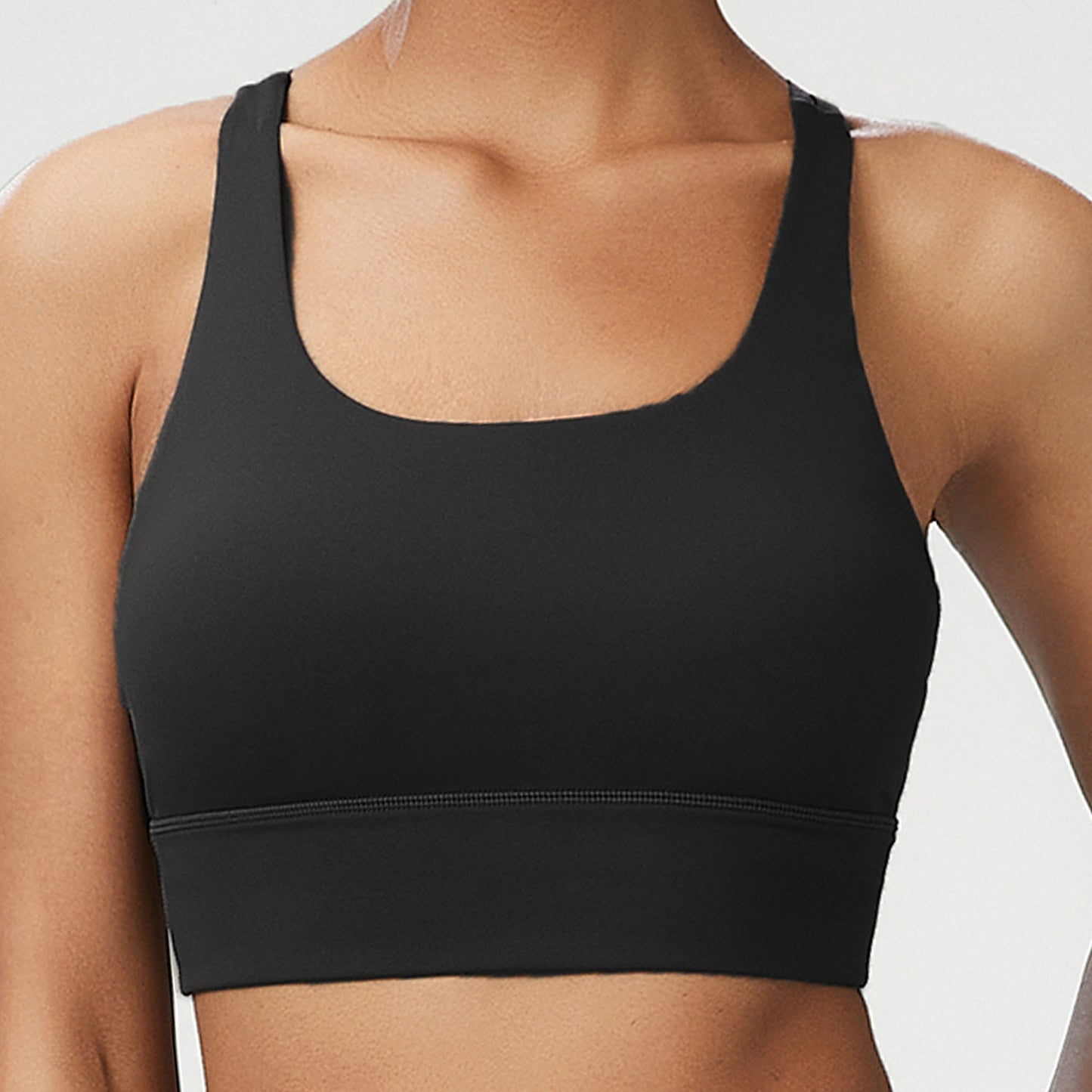 Seamless Liquid Glue Shoulder Strap Sports Underwear Women Sports Bra Women Yoga Vest