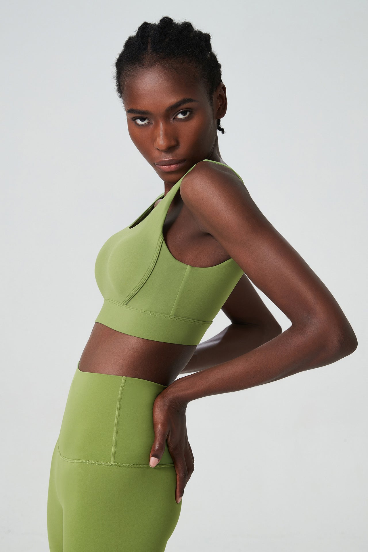 Breathing Cup Deep U-back Sports Underwear Women Shockproof One piece Cup Fitness Yoga Bra Vest