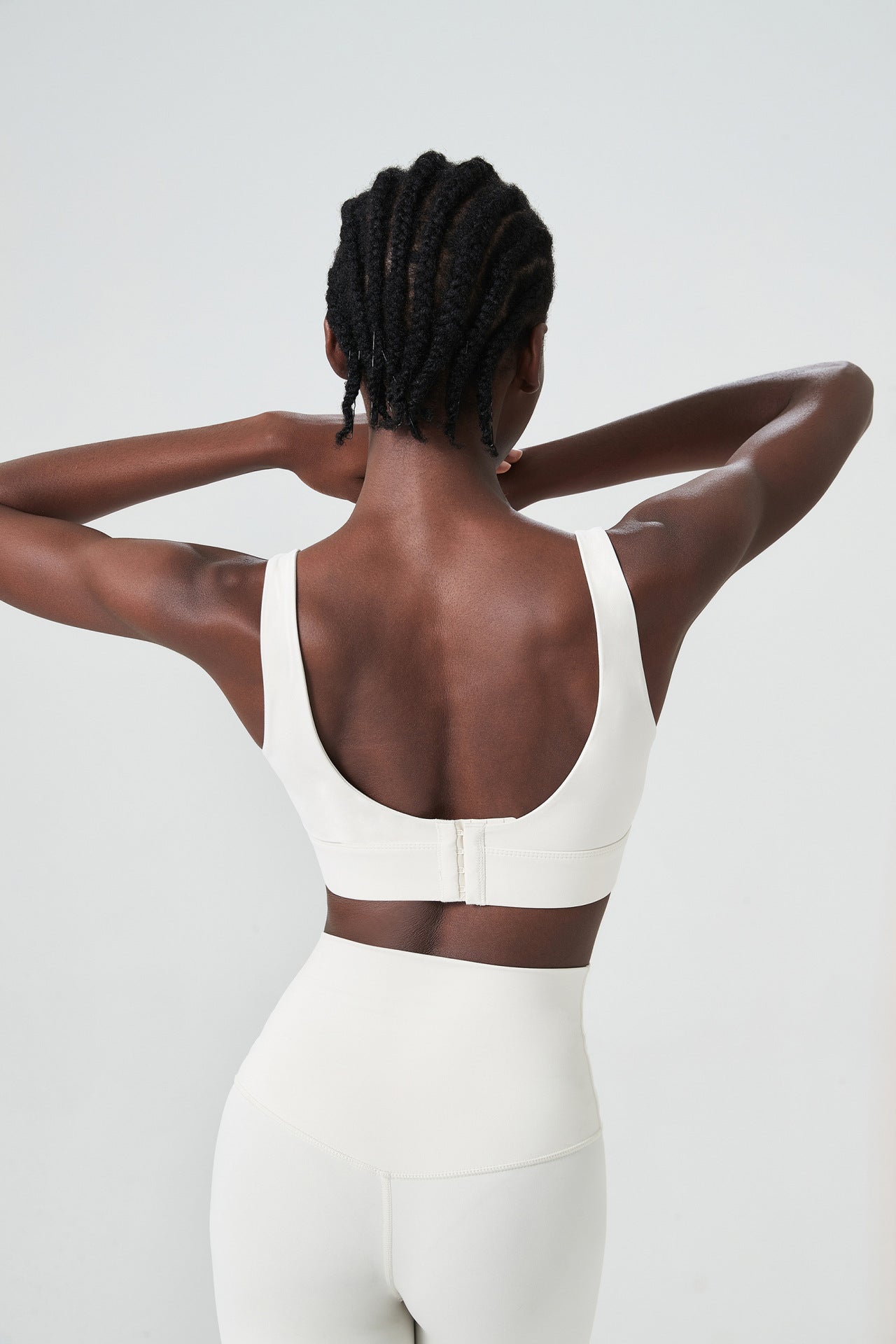 Breathing Cup Deep U-back Sports Underwear Women Shockproof One piece Cup Fitness Yoga Bra Vest