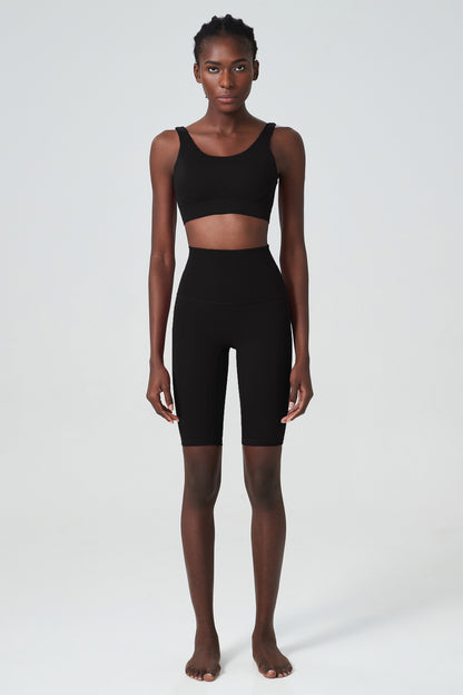 Breathing Cup Deep U-back Sports Underwear Women Shockproof One piece Cup Fitness Yoga Bra Vest