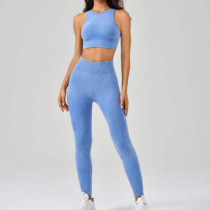 High Strength Sports Underwear Vest High Waist Hip Lift Running Trousers Fitness Yoga Wear Sports Suit