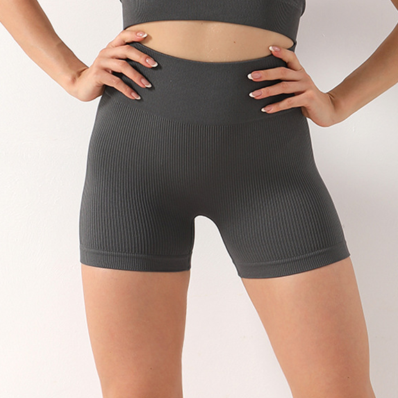 Seamless Yoga Women Running Fitness Strap Yoga Clothes Shorts Body Shaping Sweat Absorbent Hip Lifting Waist Support Base