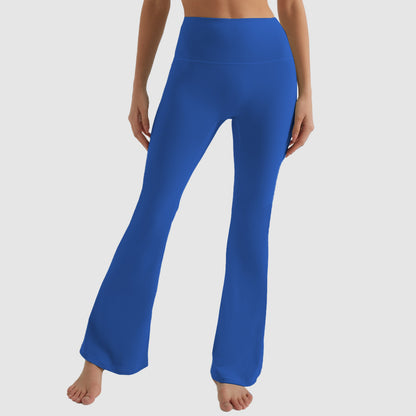 Youth High Waist Hip Lift Micro Pull Yoga Pants Pilates Exercise Workout Pants Slimming Wide Leg Pants for Women