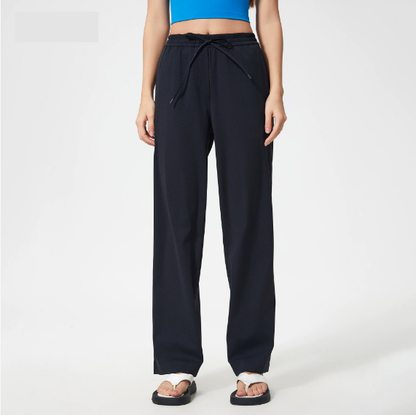 Loose Drooping Casual Pants for Women All Match Office Straight Leg Pants Quick Drying Breathable Running Workout Pants
