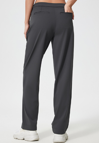 Loose Drooping Casual Pants for Women All Match Office Straight Leg Pants Quick Drying Breathable Running Workout Pants