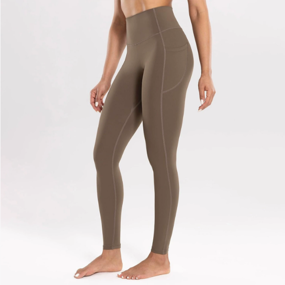 High Waist Yoga Pants Women Seamless Quick Drying Tight Pocket Running Fitness Pants