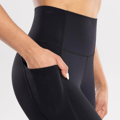 High Waist Yoga Pants Women Seamless Quick Drying Tight Pocket Running Fitness Pants