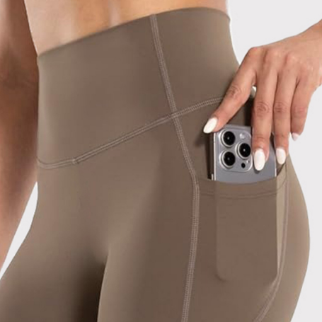 High Waist Yoga Pants Women Seamless Quick Drying Tight Pocket Running Fitness Pants