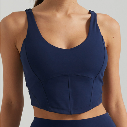 Beauty Back Sleeveless Fitness Yoga Wear Top Women