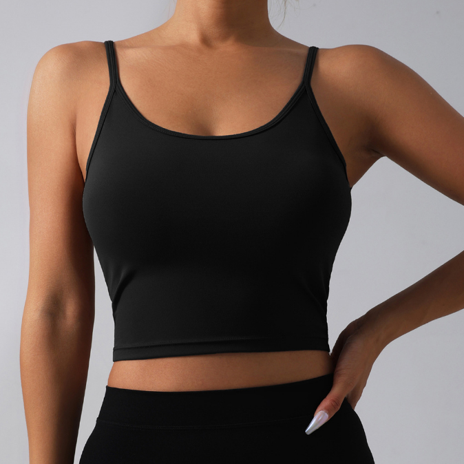 Beauty Back Bow without Cup Vest Women Yoga Sports Fitness Dance Vest