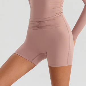 Yoga Clothes Shorts Naked Women Feeling No Embarrassment Line Tight Sports Fitness Leggings Cycling Shorts