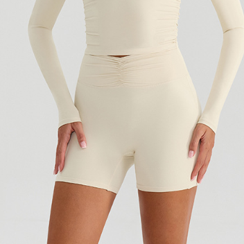 Yoga Clothes Shorts Naked Women Feeling No Embarrassment Line Tight Sports Fitness Leggings Cycling Shorts