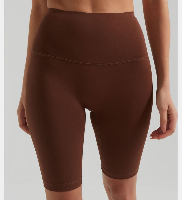 Nude Feel Yoga Shorts Women Hip Lift Quick Drying Sports Fitness Cycling Pants Outer Wear Tight High Waist Five Points Yoga Pants Women