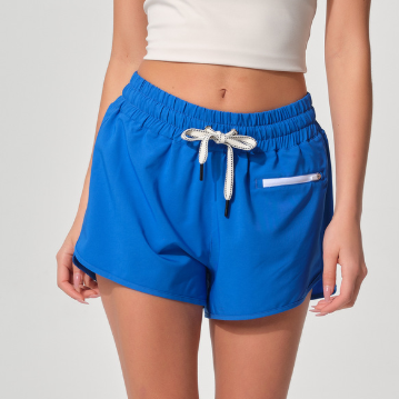 Summer Quick Drying Anti Exposure Sports Shorts Women Loose Running Fitness Pants Casual High Waist Belly Contracting Yoga Pants
