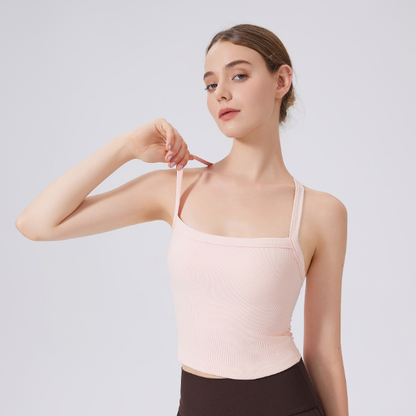 Women Beauty Back Exercise Vest Running Push up Yoga Clothes Workout Bra