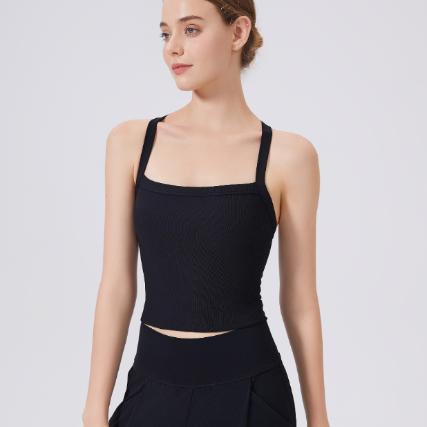 Women Beauty Back Exercise Vest Running Push up Yoga Clothes Workout Bra