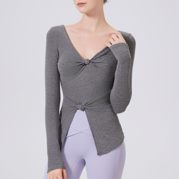 Workout Clothes Running Yoga Long Sleeve Mousse Training Sports T shirt