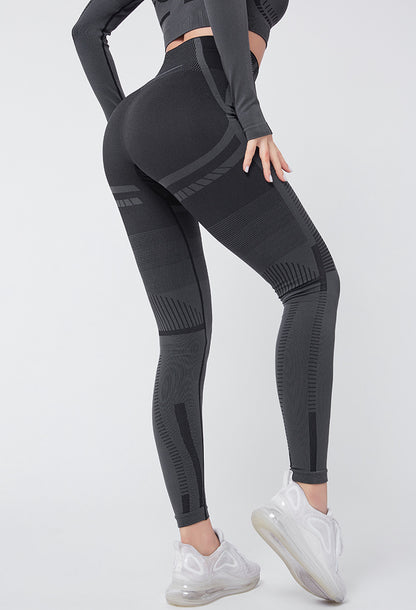 Popular Running Sports Yoga Pants High Waist Hip Lift Tights Quick Drying
