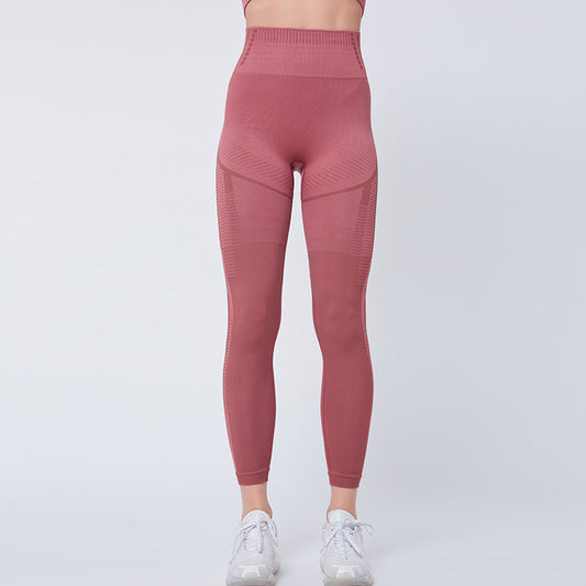 Popular Running Sports Yoga Pants High Waist Hip Lift Tights Quick Drying