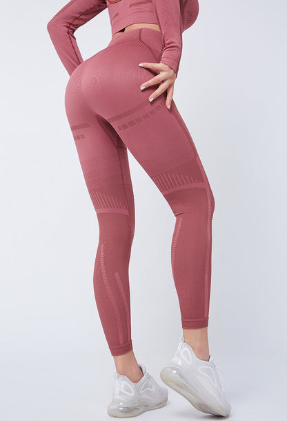 Popular Running Sports Yoga Pants High Waist Hip Lift Tights Quick Drying