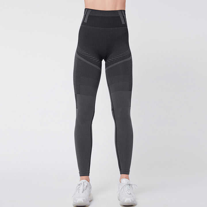 Popular Running Sports Yoga Pants High Waist Hip Lift Tights Quick Drying