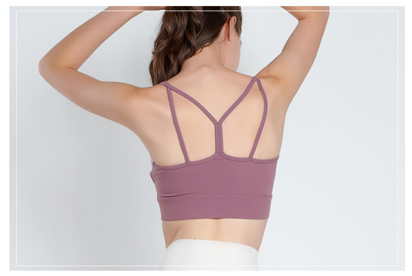 Sports Underwear for Women Spring Summer High Strength Beauty Back Fitness Vest Shaping Push up Yoga Bra Can Be Worn outside