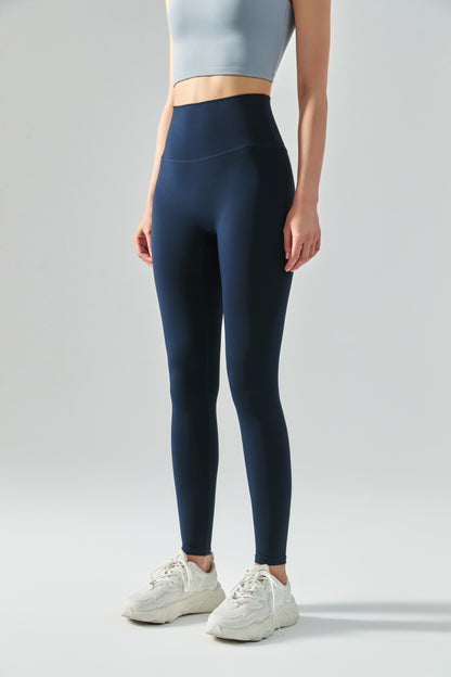 Sweat-Absorbent Breathable Nude Feel Tights Peach Hip Fitness Pants Women Sports High Waist Hip Lift Yoga Pants No Size Trousers