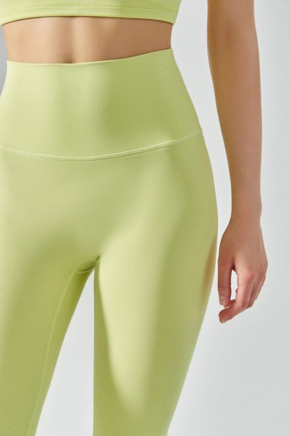 Sweat-Absorbent Breathable Nude Feel Tights Peach Hip Fitness Pants Women Sports High Waist Hip Lift Yoga Pants No Size Trousers