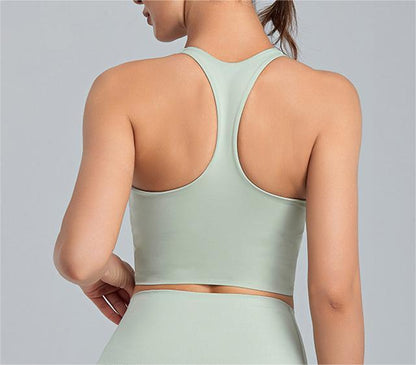 Plus Size Sports Bra Women High-Strength Shockproof Bra Running Yoga Clothes Beautiful Vest Seamless Push up Fitness Bra