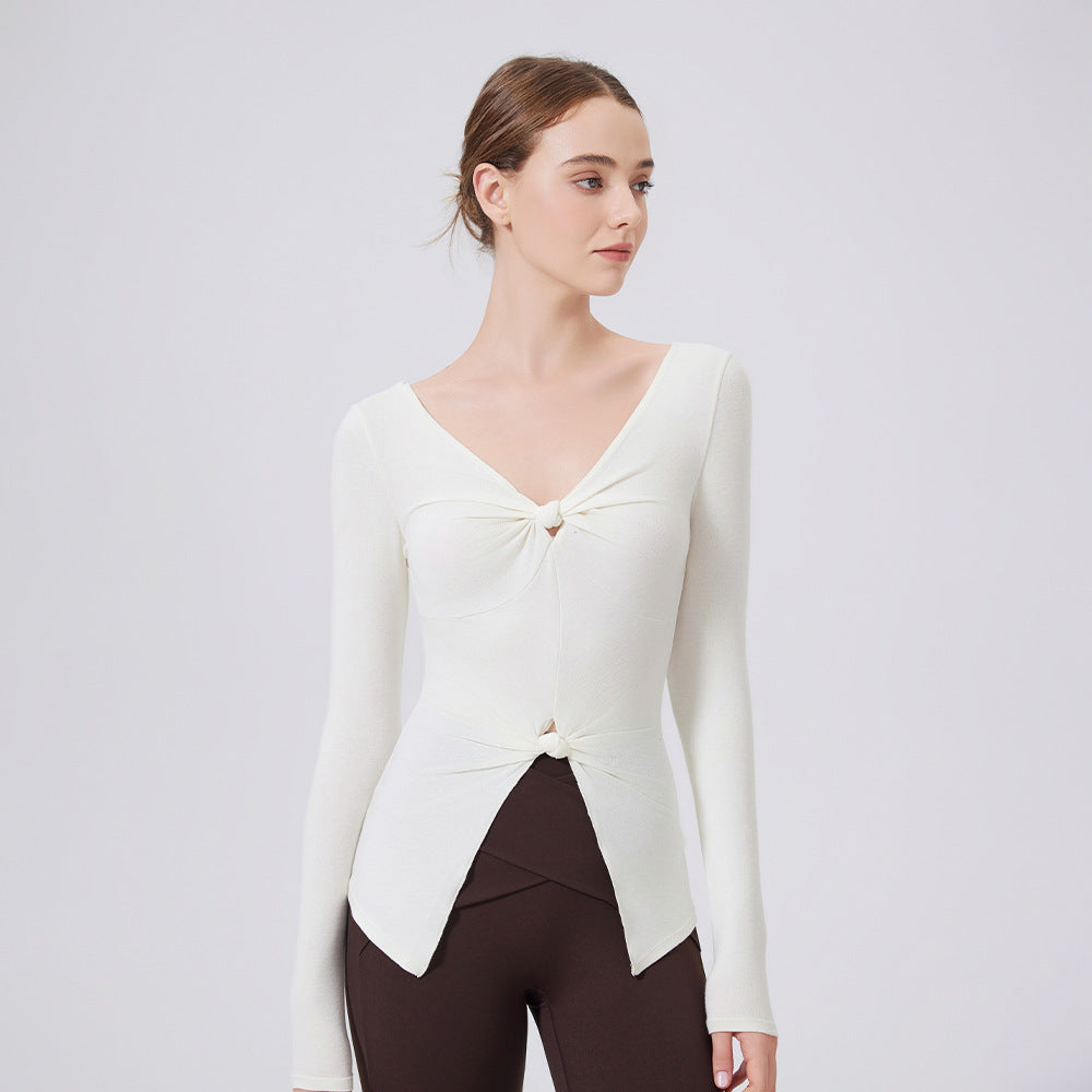 Workout Clothes Running Yoga Long Sleeve Mousse Training Sports T shirt