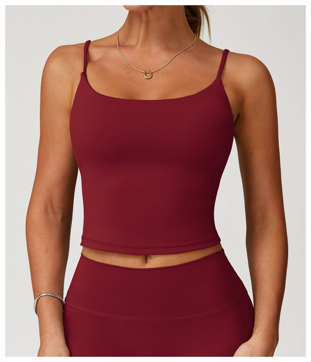 Yoga Vest Double Shoulder Strap Sports Vest Running Fitness Top Women