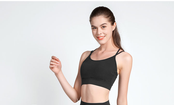 Sports Underwear for Women Spring Summer High Strength Beauty Back Fitness Vest Shaping Push up Yoga Bra Can Be Worn outside