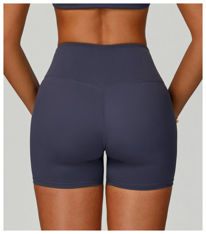 Sollinarry Sports Shorts Sustainable Recycled High Waist Workout Shorts Women Outdoor Running Sports Yoga Pants