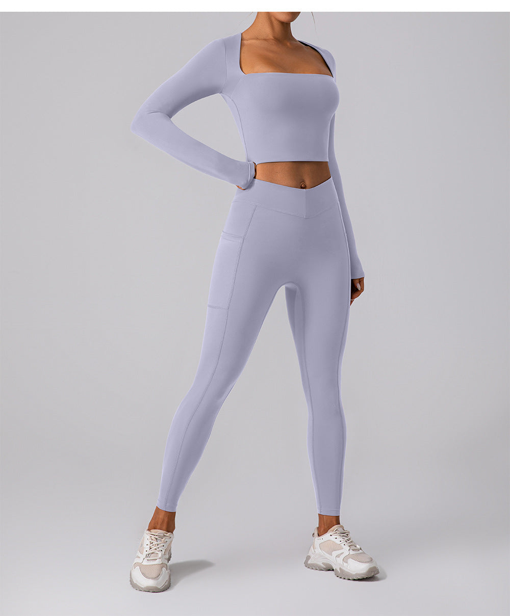 Hip Lifting Nude Feel Yoga Pants Women Body Shaping Belly Contraction Sports Running Fitness Pants Training Slimming Stretch Tights