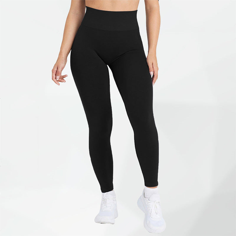 Dopamine Seamless Sports Yoga Pants Quick Drying High Waist Hip Lift Fitness Pants Outer Wear Running Tights Women
