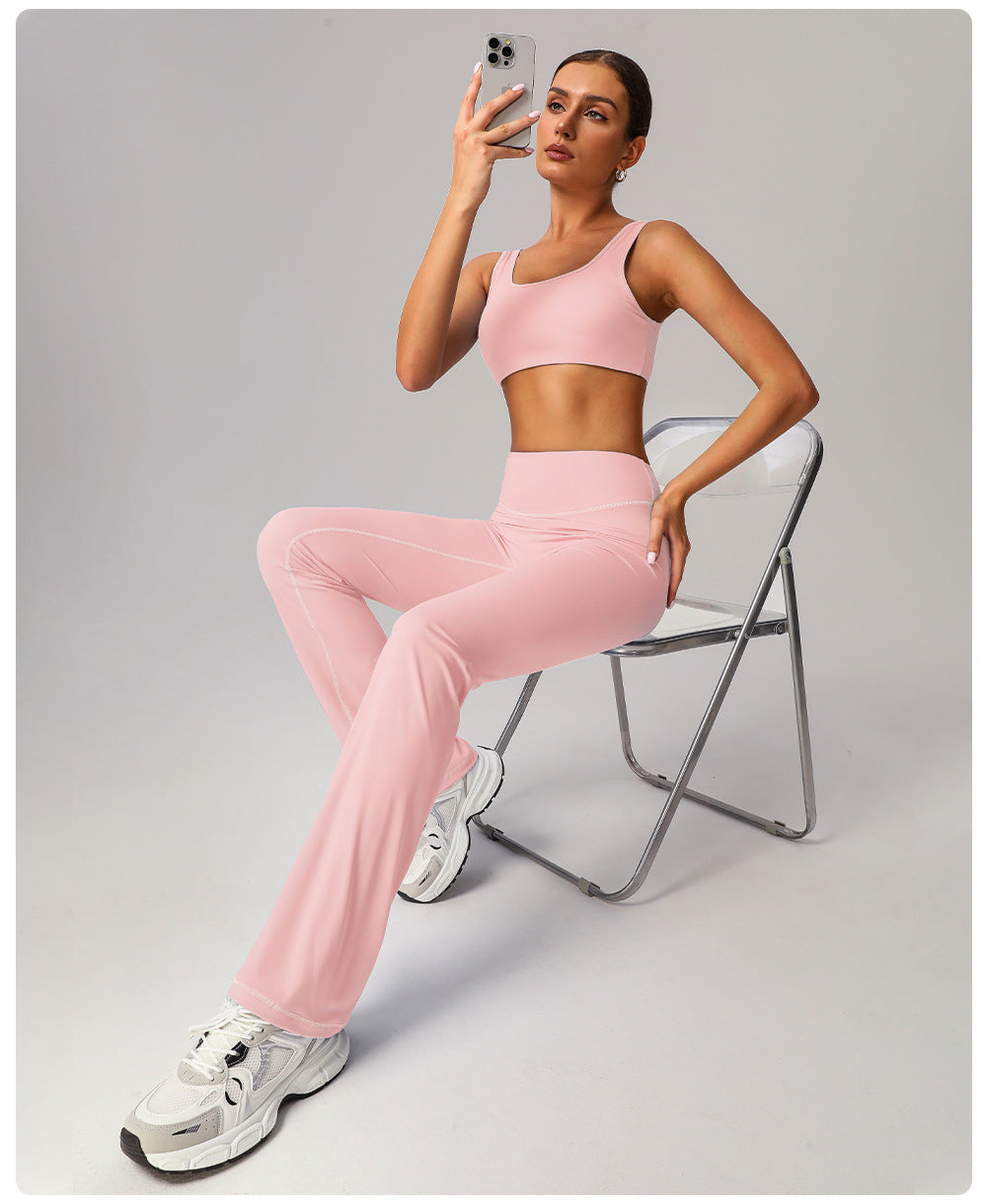 Tight Yoga Vest Sports Push up Underwear Shockproof High Elastic Pilates Running Outdoors Workout Clothes for Women