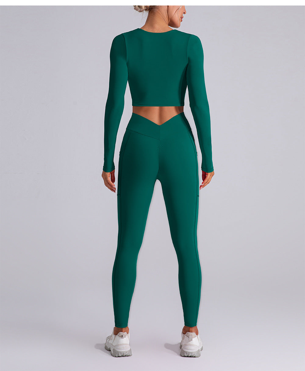 Hip Lifting Nude Feel Yoga Pants Women Body Shaping Belly Contraction Sports Running Fitness Pants Training Slimming Stretch Tights