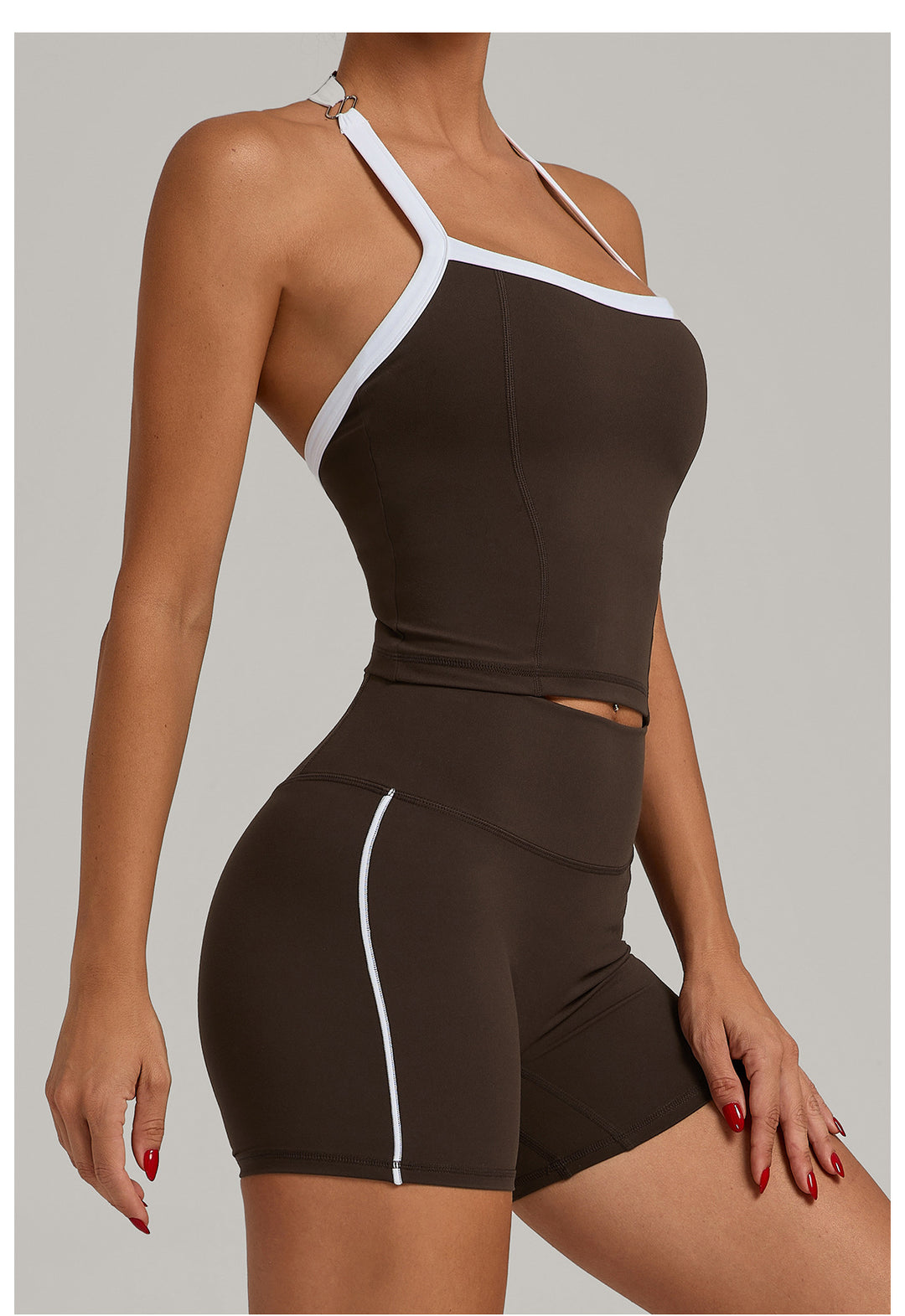 Tight Brushed Yoga Quick Drying Fitness Clothes Outdoor Running Sports Set Women