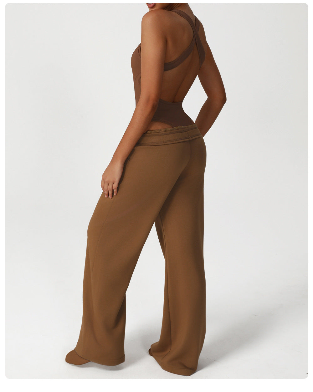 Loose Casual Straight Leg Wide Leg Pants Yoga Clothes Dance Training Sports Trousers Mop Pocket Sweatpants