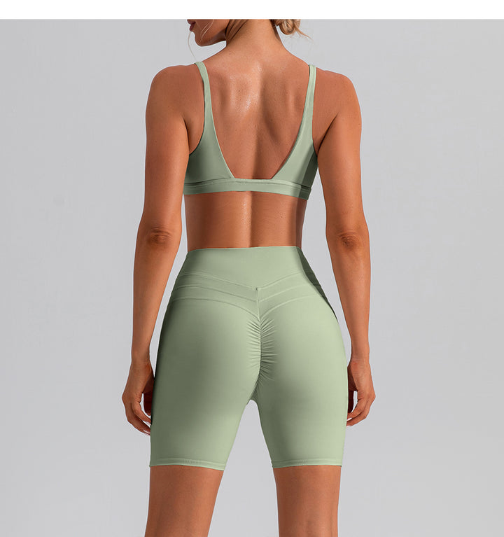 Autumn Quick-Drying Skinny Yoga Clothes Suit Running Casual Nude Feel Sports Training Fitness Suit Women