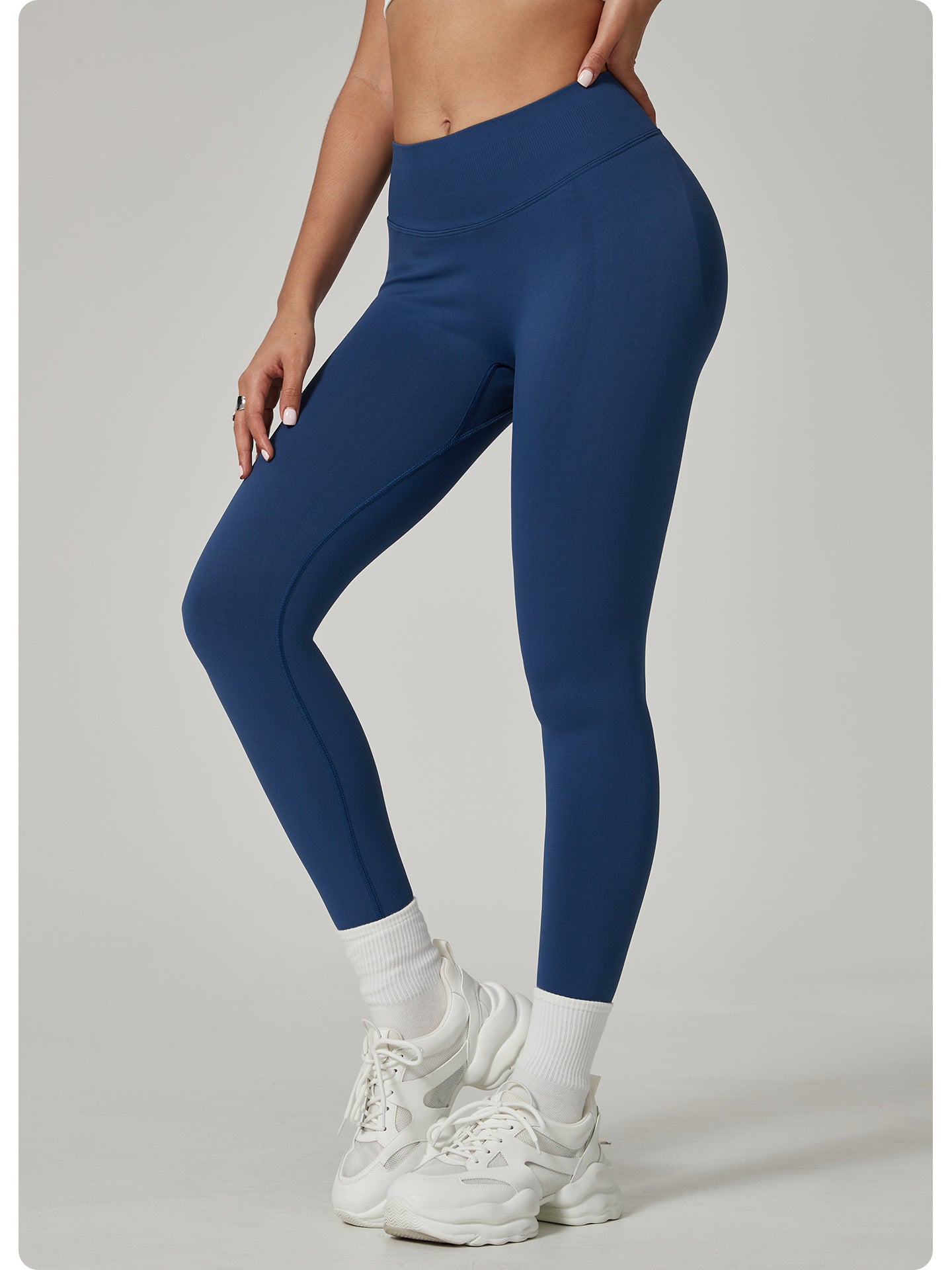 Sports High Waist Yoga Pants No Embarrassment Line Hip Lifting Peach Hip Fitness Pants Sports Yoga Pants