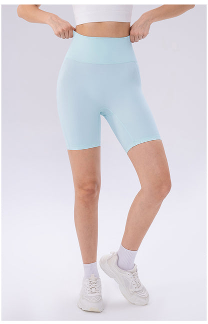 Yoga Shorts Women Skinny Hip Raise Sports Pants High Elastic Quick Drying Outdoor Running Workout Shorts