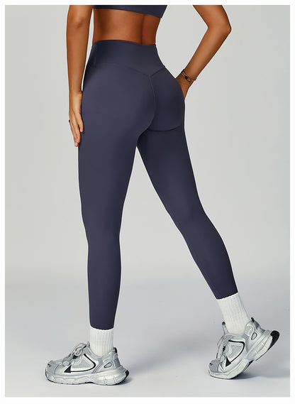 Sollinarry Sustainable Recycled High Waist Tights Outdoor Running Yoga Pants Women Quick Drying Exercise Workout Pants