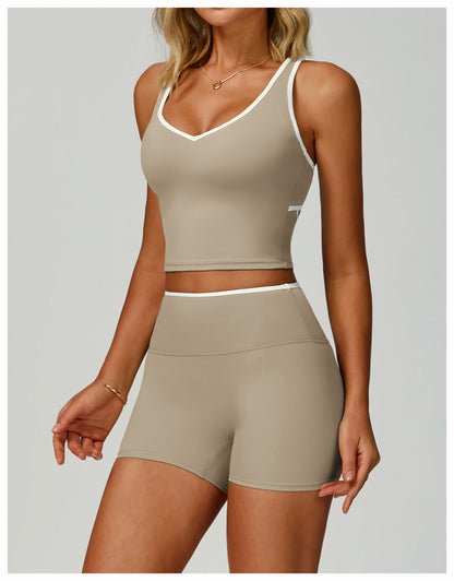 Women Feeling Hollow Out Cutout out Beauty Back Exercise Underwear Skinny Running Workout Clothes