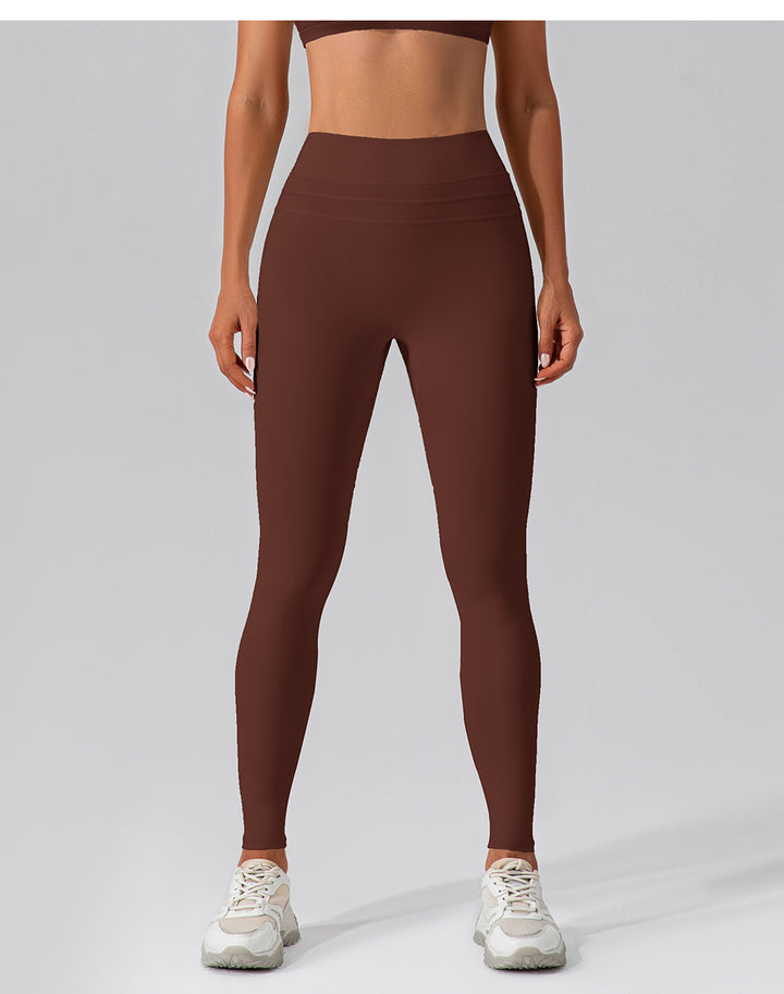 High Waist Shaping Nude Feel Yoga Pants Quick Drying Workout Running Pants Shaping Skinny Workout Pants Women