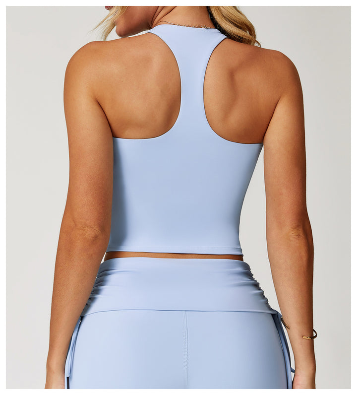 Yoga Vest H Shaped Beauty Back Quick-Drying Workout Top Outdoor Running Exercise Underwear